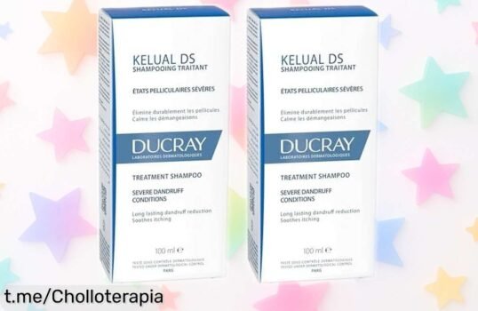 Champú anticaspa Ducray en pack de 2 a precio rebajado solo por tiempo limitado; ¡disfruta de una limpieza pura y sin complicaciones antes que volen!
