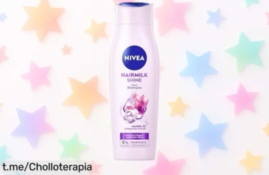 Champú brillante NIVEA Hairmilk Shine para cabello seco: ¡super chollo! Dale vida a tu pelo suave y radiante antes de que se agote, no lo dejes escapar.