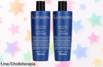 Champú desecante antical Fanola Keraterm en pack de 2,¡saca partido a este precio rebajado y controla el encrespado para que tu pelo brille como nunca!