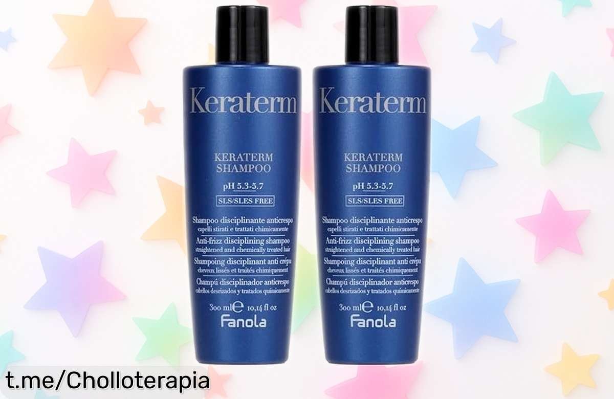 Champú desecante antical Fanola Keraterm en pack de 2,¡saca partido a este precio rebajado y controla el encrespado para que tu pelo brille como nunca!
