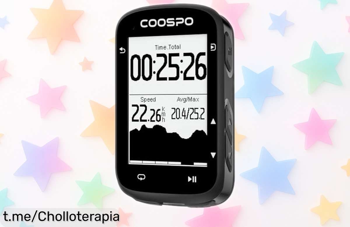 Ciclocomputador GPS COOSPO REALROAD CS500: navega con precisión, disfruta 45 horas de aventura y aprovecha este super chollo antes que se esfume. ¡Siente la libertad ya!