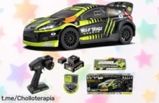 Coche RC Brushless 1/10 con velocidad brutal de hasta 80 km/h ¡Aprovecha este precio rebajado y siente la adrenalina dominando cualquier terreno!