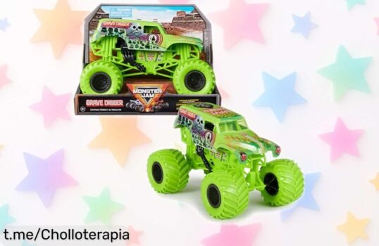 Coche de juguete Monster Jam para aventuras épicas ahora a precio rebajado, no pierdas este super chollo y haz que tus peques disfruten horas divertidas ¡apresúrate!