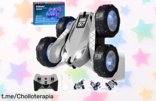 Coche teledirigido iFollower con giro 360° y luz LED a precio rebajado, ¡disfruta de aventuras sorprendentes mientras dura esta super oferta!
