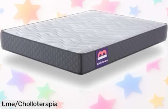 Colchón viscoelástico todocama Pure Flow MAX de 140x190 cm a un precio loco, ideal para cuidar tu columna. ¡No pierdas la oportunidad de descansar como nunca!