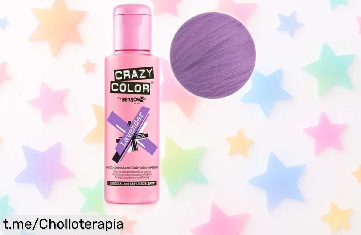 Color semipermanente lavanda Color Loco con brillo intenso y sin amoniaco, super chollo para que tengas un cabello radiante. ¡No dejes pasar esta oportunidad única!
