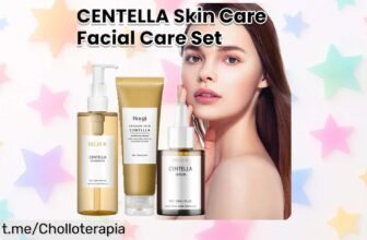 Combo facial centella: aceite desmaquillante, limpiador y suero para piel sensible a precio loco. ¡Aprovecha este ofertón y siéntete radiante hoy mismo!