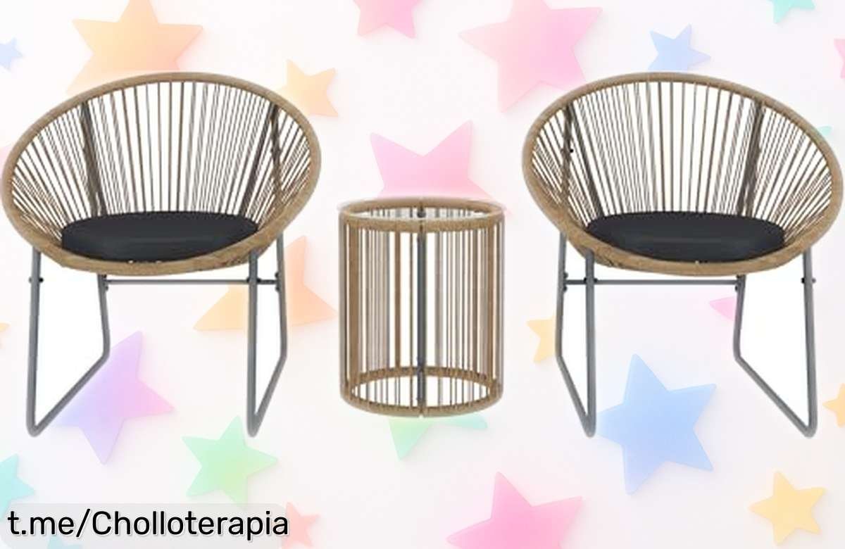 Conjunto de jardín Outsunny de 3 piezas a precio rebajado, ideal para disfrutar momentos únicos al aire libre — ¡aprovéchalo antes que se agote!