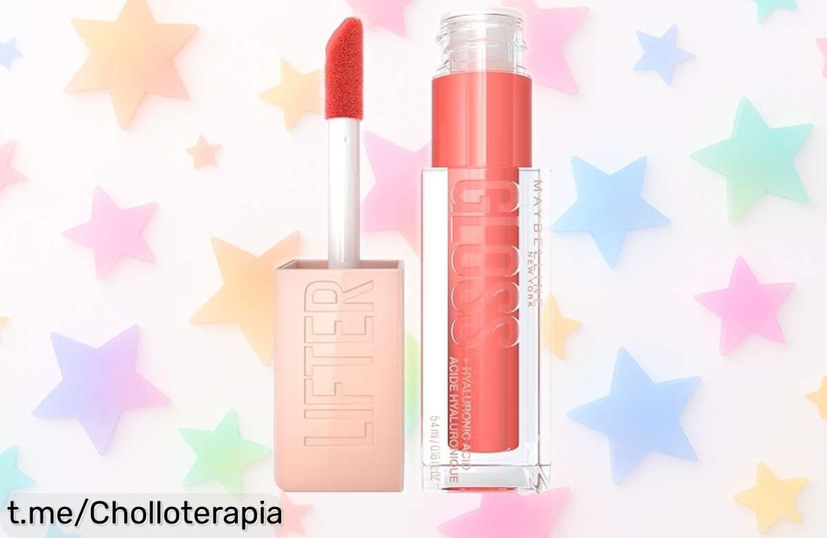 Consigue ya el brillo de labios Lifter Gloss de Maybelline, ahora rebajado y con ácido hialurónico: ¡da a tus labios ese toque radiante que siempre quisieron!