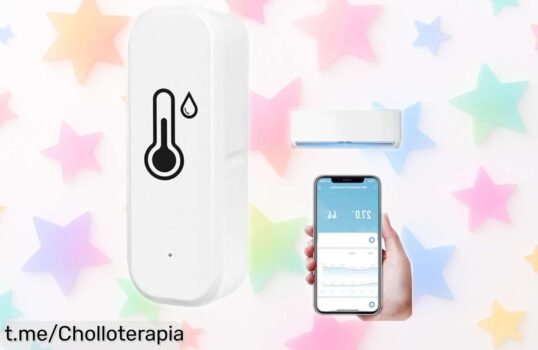 Controla la temperatura y humedad de tu hogar con el termómetro wifi increíble que está a precio loco; haciendo que cuidar tu espacio sea súper fácil, ¡no lo dejes escapar!
