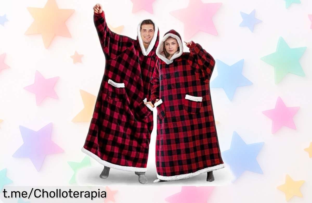 Coperta con capucha Btounge en pile Sherpa, rebajada a precio loco: ¡siente el abrazo más calentito y no dejes escapar esta oportunidad única!