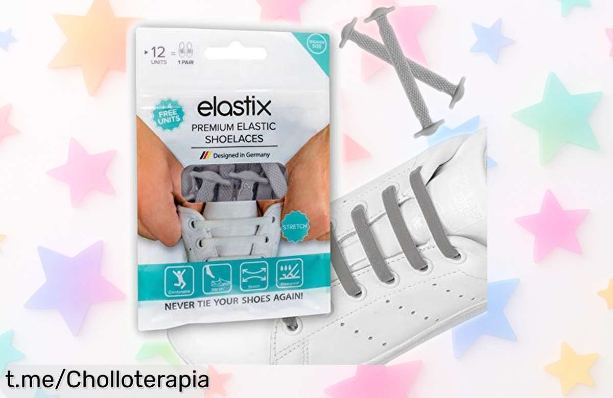 Cordones elásticos Elastix Sneaker que se atan solos, ahora a precio rebajado; disfruta moviéndote sin límites ¡No dejes pasar este ofertón!