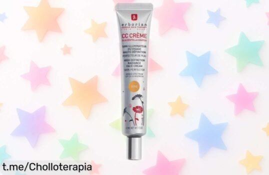 Crema CC Erborian con centella asiática y SPF 25, ¡un impacto iluminador a precio rebajado que calma e hidrata! No dejes pasar este super chollo, mejora tu rostro al instante. ¡Aprovecha ya!