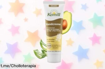 Crema de manos vegana Kamill con manzanilla y aguacate: ¡Super chollo para unas manos suaves que te encantarán! Aprovecha este ofertón antes de que se acabe.