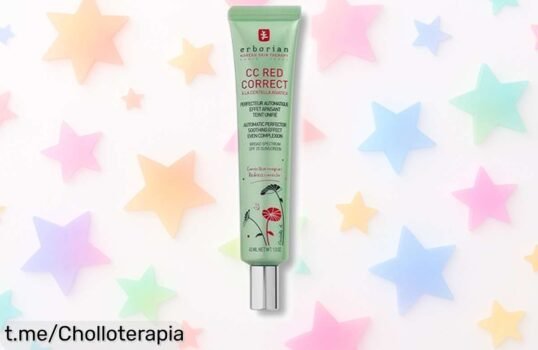 Crema tintada antirojeces Erborian CC Red Correct: la oportunidad perfecta para lucir una piel radiante y protegida, ¡no te quedes sin este precio rebajado!