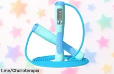 Cuerda de saltar con peso y contador automático para ponerte en forma a un precio rebajado; ¡aprovéchate del super chollo y empieza tu reto fitness hoy mismo!