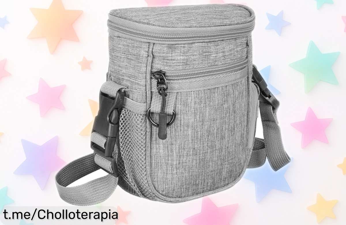 Deliciosa bolsa de golosinas Aomig para perros con correa ajustable, ahora rebajada: dale a tu peludo paseos inolvidables y aprovecha esta ganga antes de que se acabe.