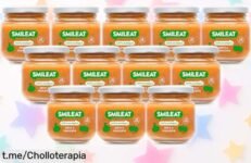 Deliciosos tarritos ecológicos de frutas Smileat para bebés con sabor a pera y manzana, ¡aprovéchate ahora de este super chollo por tiempo limitado que les encantará!