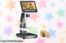 Descubre el impresionante microscopio digital AOPICK con pantalla 4.3 y aumento de hasta 1000X a un precio rebajado ¡No te lo pierdas, esta oferta volará rápido!