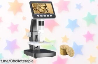 Descubre el impresionante microscopio digital AOPICK con pantalla 4.3 y aumento de hasta 1000X a un precio rebajado ¡No te lo pierdas, esta oferta volará rápido!