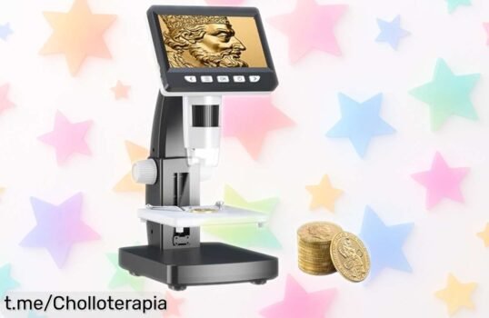 Descubre el impresionante microscopio digital AOPICK con pantalla 4.3 y aumento de hasta 1000X a un precio rebajado ¡No te lo pierdas, esta oferta volará rápido!