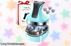 Descubre el masajeador eléctrico de cuero cabelludo IPX7 con 108 puntos 4D a precio rebajado, ¡relájate y estimula tu cabello antes de que se acabe esta oferta increíble!