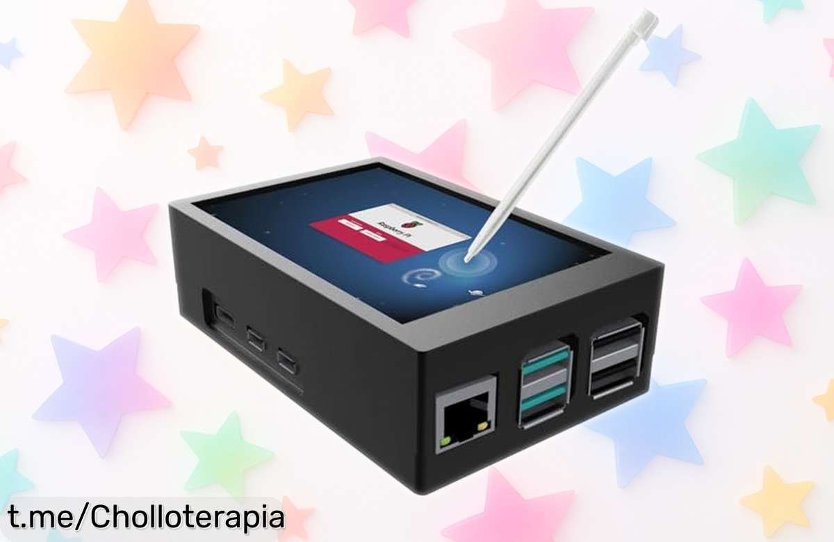 Descubre la impresionante pantalla táctil para Raspberry Pi 5 con carcasa metálica y ventilador, ahora a un precio de ganga que tus proyectos no se calienten nunca más.