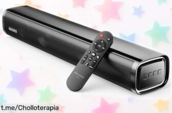 Descubre la potente barra de sonido MEVOSTO 60W con subwoofer y bluetooth 5.4, ahora rebajada a un precio increíble que te hará sentir cada juego y película como nunca ¡No dejes pasar esta oportunidad!