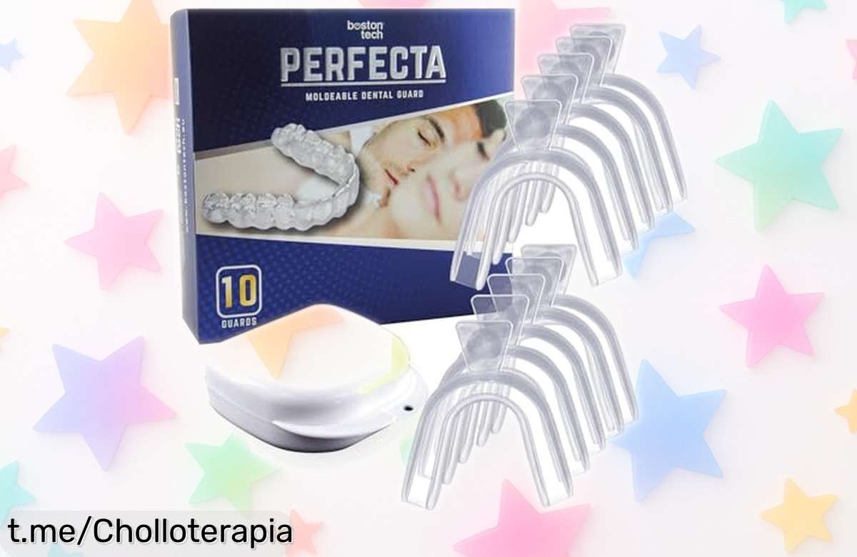 Descubre las 10 férulas de descarga nocturna para bruxismo, ahora a un precio increíble para que duermas sin estrés y despiertes renovado.