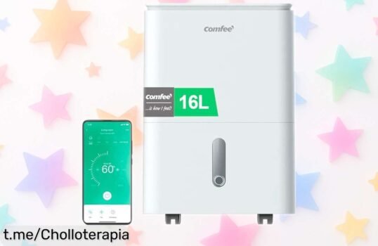 Deshumidificador Comfee 16L súper silencioso con WiFi acaba de bajar su precio, disfruta aire puro y sin humedad ahora mismo, ¡aprovéchalo antes de que se acabe!