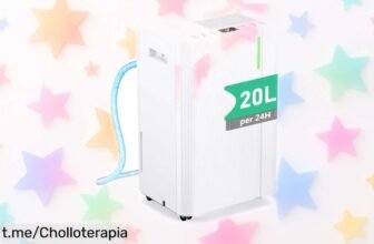 Deshumidificador eléctrico silencioso que elimina hasta 20L de humedad al día, ahora a precio loco: ¡disfruta de un hogar perfecto sin esfuerzo y no te quedes sin el tuyo!