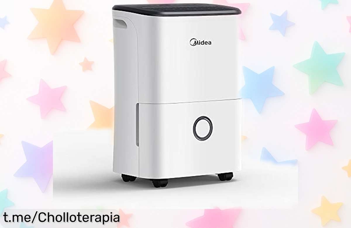 Deshumidificador potente Midea DF20DEN7WF con control por app, un super chollo que no te puedes perder; cuidado fácil para tu hogar a un precio increíble, ¡actúa ya antes de quedarte sin él!