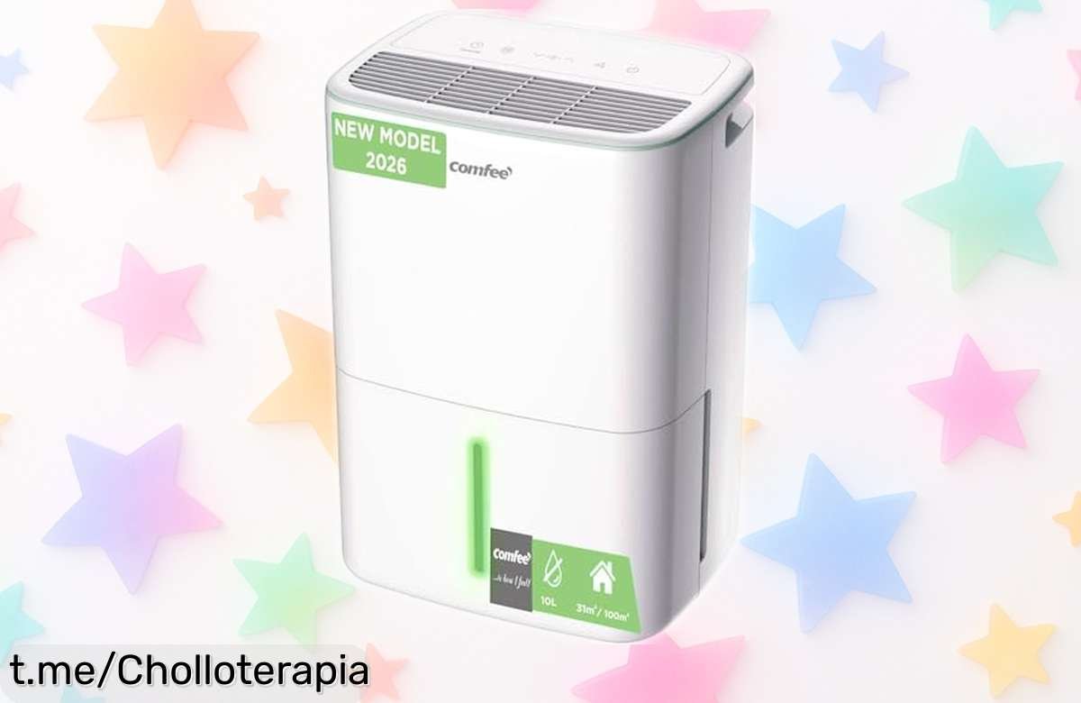 Deshumidificador silencioso COMFEE Aqua Dry 2026 a un precio rebajado, ofertón increíble para que vivas en espacios frescos. ¡No te lo pierdas!