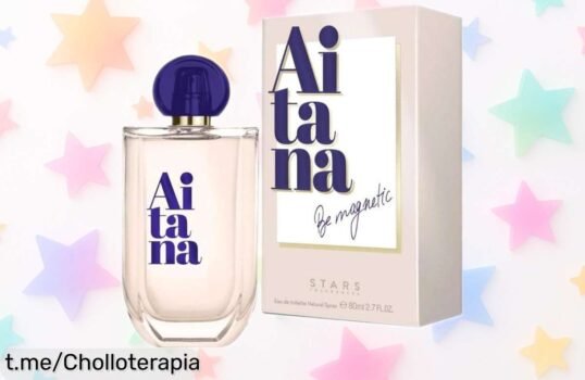 Deslumbrante colonia Aitana Sé Magnética de 80 ml, aroma único a flores y frutas. ¡Precio rebajado imperdible que hará girar todas las miradas! No te quedes sin la tuya.