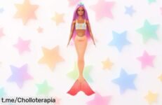 Despierta la imaginación de tus peques con la muñeca sirena Barbie, ahora rebajada para que cada día sea una aventura mágica bajo el mar. ¡Hazlo hoy y no te quedes sin ella!