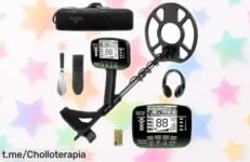 Detector de metales profesional súper ligero para adultos y niños, rebajado a un precio loco: ¡la aventura en la playa o bajo el agua te espera, no lo dejes pasar!