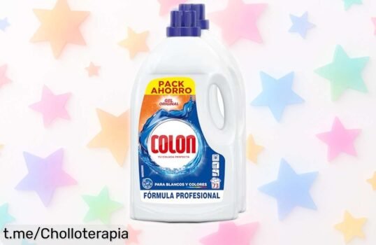Detergente líquido Colon Original super concentrado para 146 lavados al mejor precio rebajado, ¡no dejes escapar este ofertón y disfruta tu ropa limpia y fresca por meses!