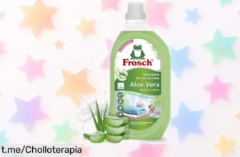 Detergente líquido Frosch Aloe Vera para ropa perfecta y colores vivos, ¡caída de precio brutal! Impresiona con un chollazo que no puedes dejar pasar ahora mismo.