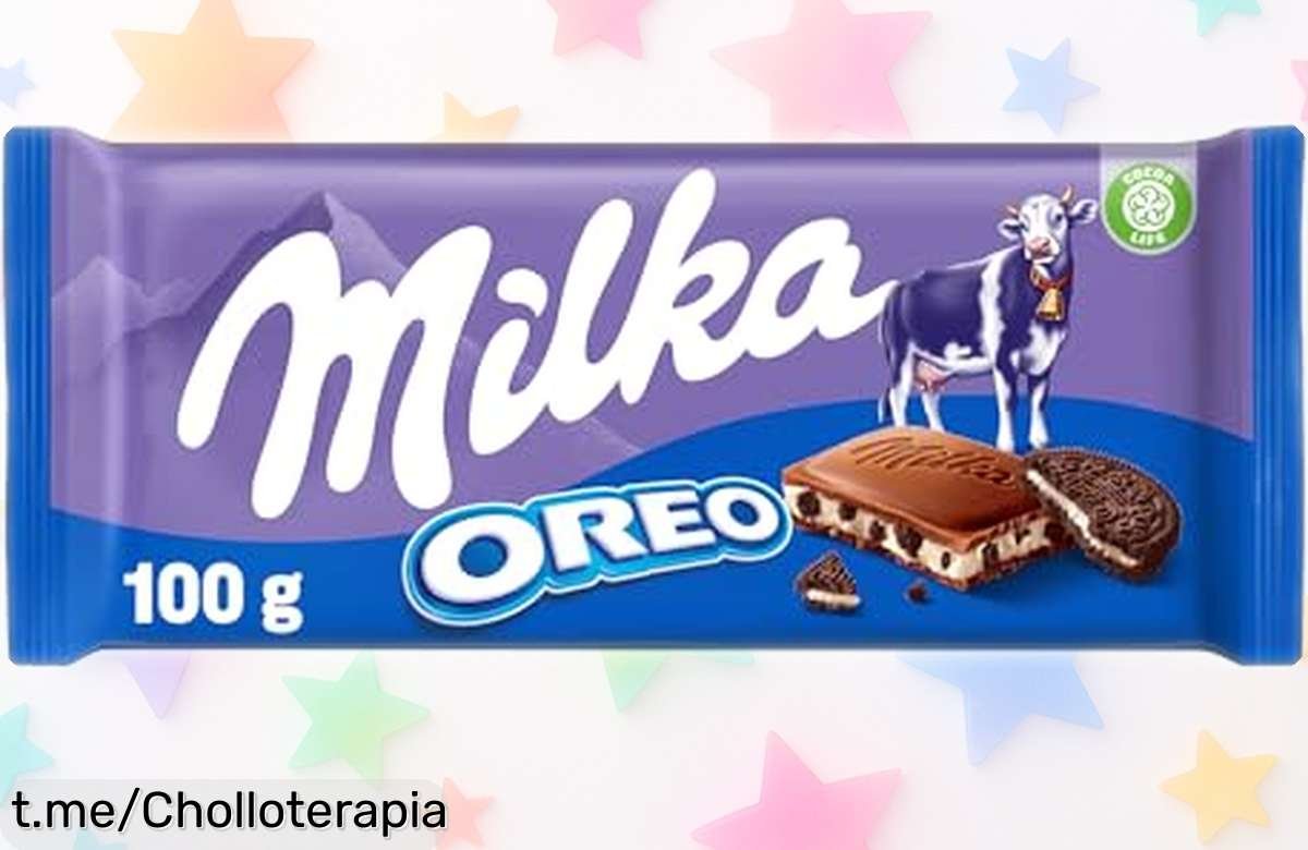 Disfruta de la deliciosa tableta de chocolate con leche Milka Oreo a un precio rebajado y conquista tu antojo ¡No te quedes sin el super chollo que alegra cada bocado!