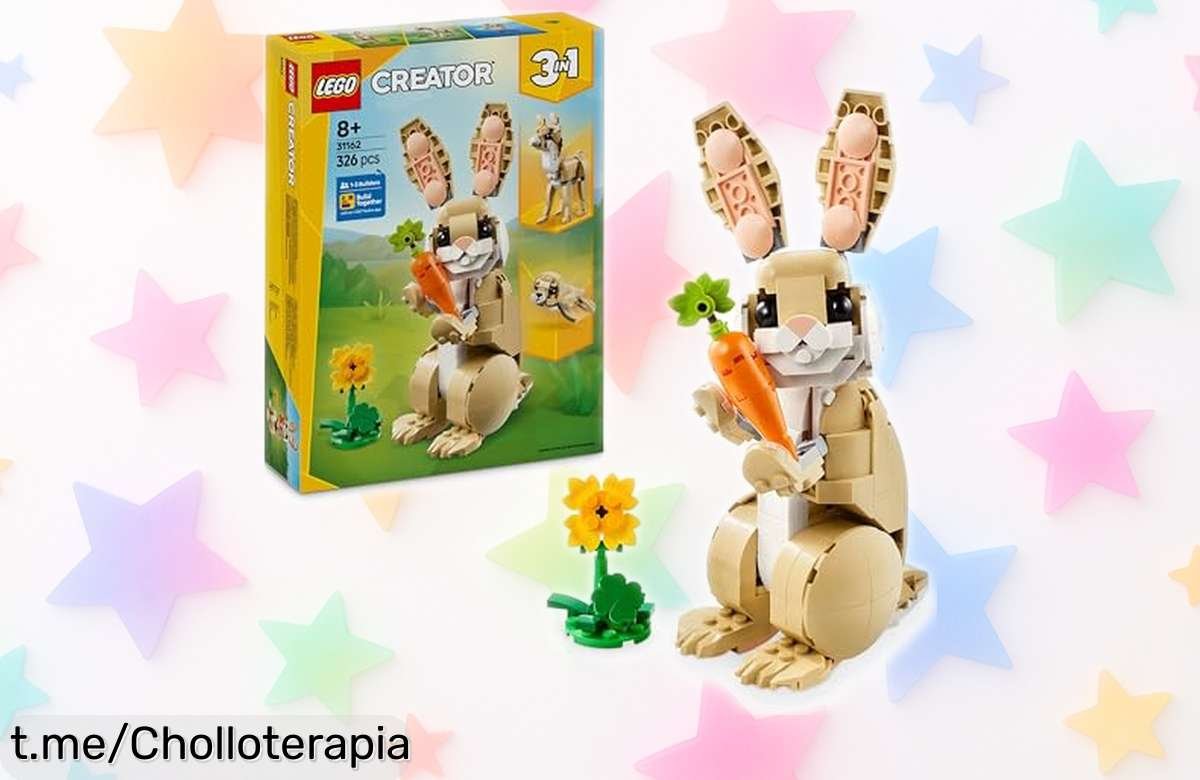 Divertido juguete transformable LEGO Creator 3 en 1 lindo conejito para niños, ahora a un precio rebajado que hará volar la imaginación de tus peques, ¡aprovéchalo antes de que se acabe!