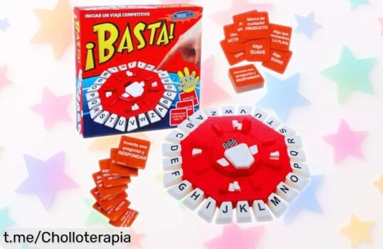 Diviértete con el juego de mesa ¡BASTA! y su tablero electrónico: ¡desafíos locos, risas incomparables y precio rebajado que no te puedes perder!