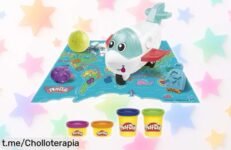 Diviértete creando con el set de manualidades PlayDoh: 3 botes de plastilina y moldes para que tus peques despierten su imaginación ¡Aprovecha este precio rebajado y haz feliz a tu niño ya!