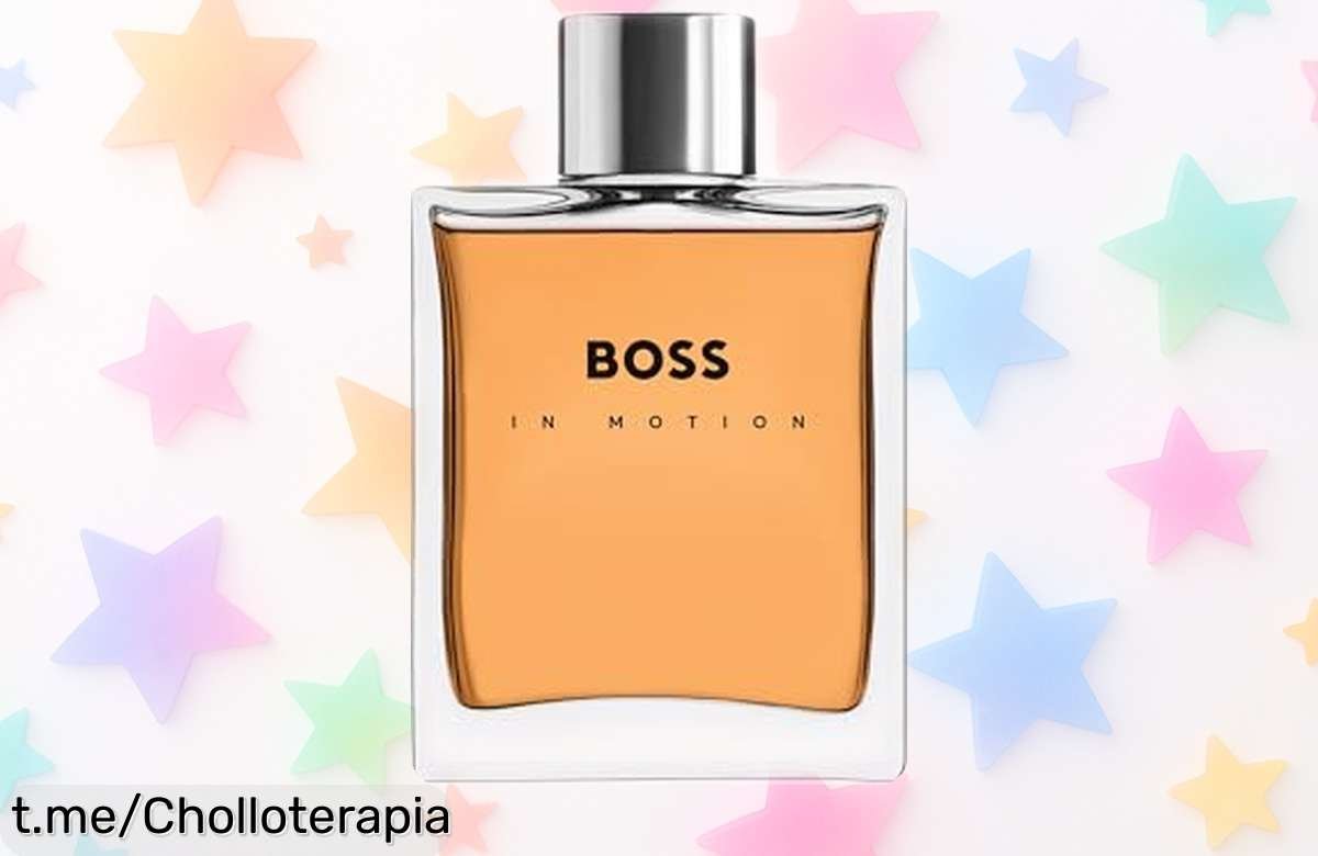 Eau de toilette BOSS In Motion para hombre, super chollo con duración brutal y un aroma irresistible. ¡Aprovecha esta caída de precio y eleva tu estilo ya!