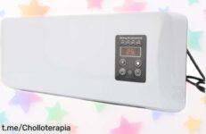 El calefactor de pared que necesitas para secar tu ropa y estar a gusto, ahora con precio rebajado. ¡No te lo pienses más y disfruta del calor al instante!