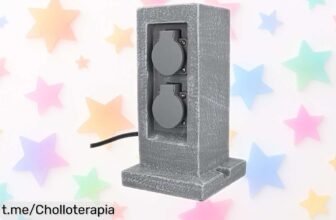 Enchufe distribuidor Unitec Granito con cable resistente: ¡rebajado a un precio increíble! Prepárate para dar energía segura a tus espacios, pero date prisa que esto vuela.