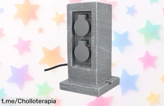 Enchufe distribuidor Unitec Granito con cable resistente: ¡rebajado a un precio increíble! Prepárate para dar energía segura a tus espacios, pero date prisa que esto vuela.