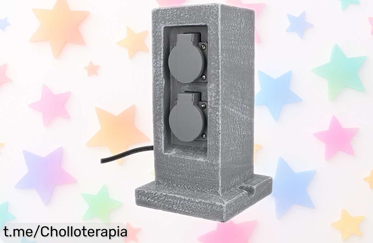 Enchufe distribuidor Unitec Granito con cable resistente: ¡rebajado a un precio increíble! Prepárate para dar energía segura a tus espacios, pero date prisa que esto vuela.