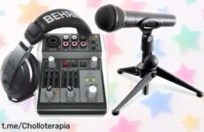 Equipo de grabación todo en uno Behringer PODCASTUDIO 2 USB a precio rebajado, ¡tu oportunidad para brillar como un pro ya ha llegado! No te quedes sin el tuyo y empieza a sonar increíble.
