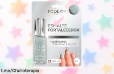 Esmalte endurecedor Poderm con biotina, silicio y keratina a precio de risa: dile adiós a las uñas débiles y presume un acabado espectacular ¡Hazlo tuyo antes que desaparezca!