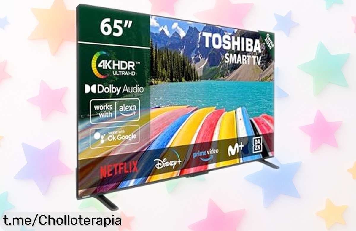 Espectacular Smart TV 4K Toshiba que transforma tus series en una experiencia increíble, ahora a un precio rebajado ¡No dejes pasar esta oportunidad única!